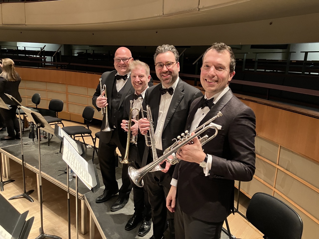 Trumpets: Richard Scholz, Frederic Payant, Robin Doyon, Adam Zinatelli